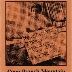 Transcript of film The Struggle of Coon Branch Mountain
