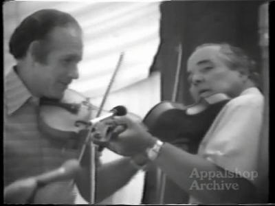 Performances by Mac Wiseman with Chubby Wise and Charlie Moore at Bluegrass Festival
