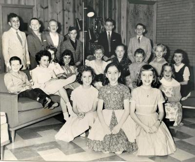 Children posing for a group photo