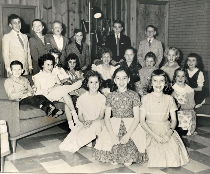 Children posing for a group photo