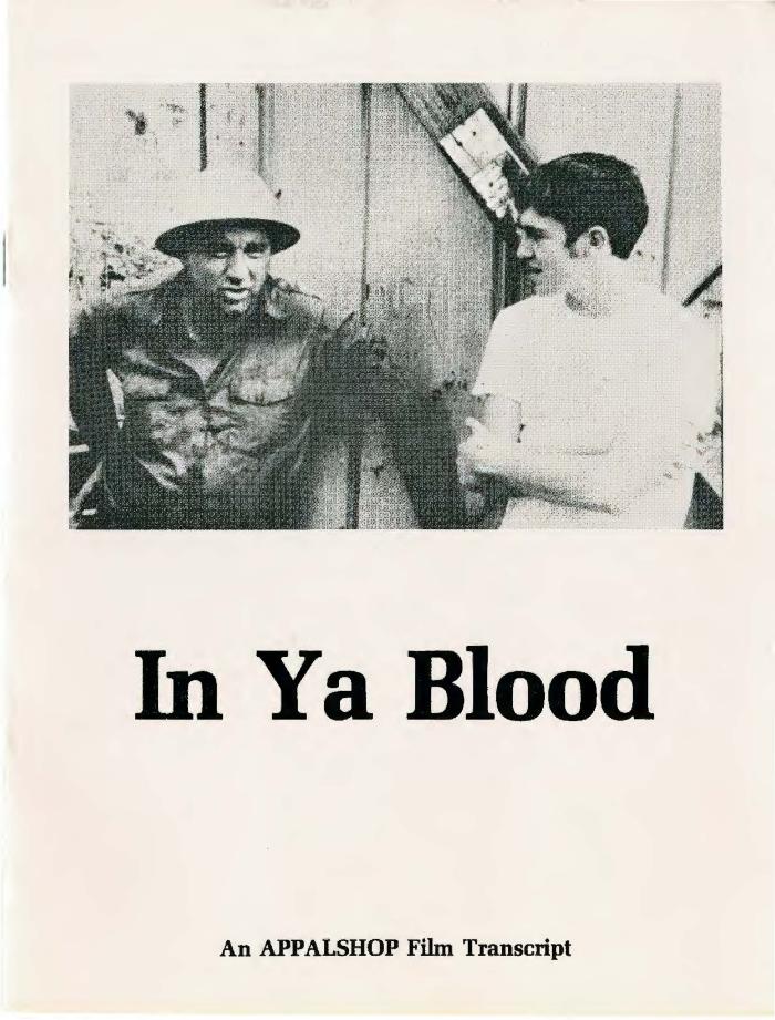 Transcript of the film In Ya Blood