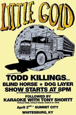 Youth Bored flyer, headliner "Little Gold"