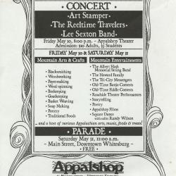 Seedtime on the Cumberland Festival poster, 2003