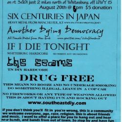 Flyer, "Concert @ The Garage"