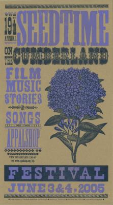 Seedtime on the Cumberland Festival poster, 2005