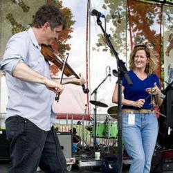 Performances by Dirk Powell with Christine Balfa at Seedtime on the Cumberland 2000