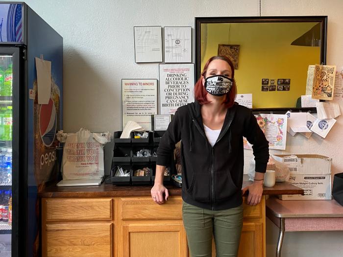 Restaurant work during Covid; excerpt from interview with Amber Bailey