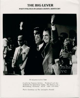 Richard Nixon with local party officials