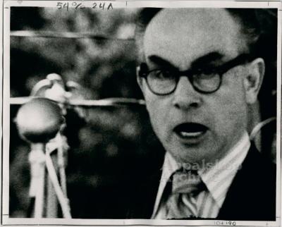 Film still of UMWA president Tony Boyle - UMWA 1970: A House Divided