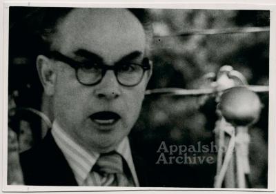 Film still of UMWA president Tony Boyle - UMWA 1970: A House Divided